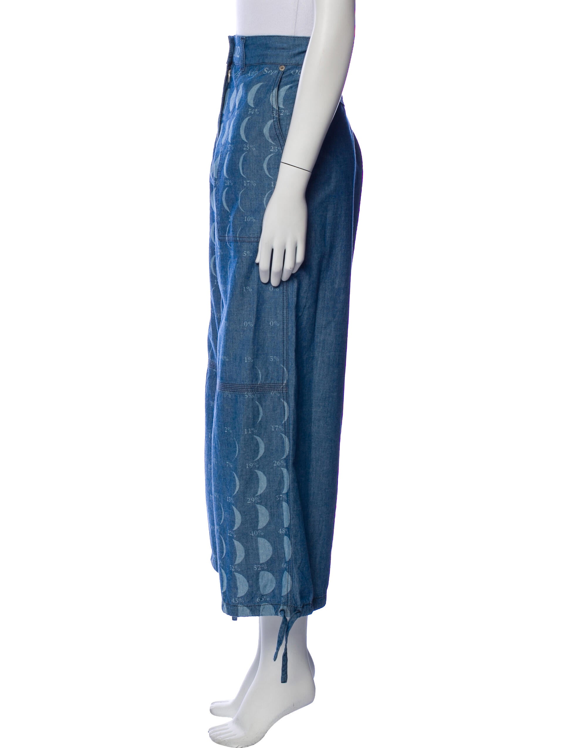 Loewe Paula's Ibiza Printed Wide Leg Pants